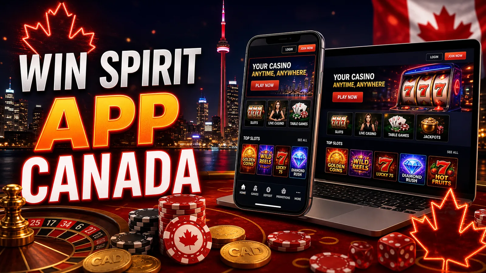 Win Spirit Casino App Canada content banner