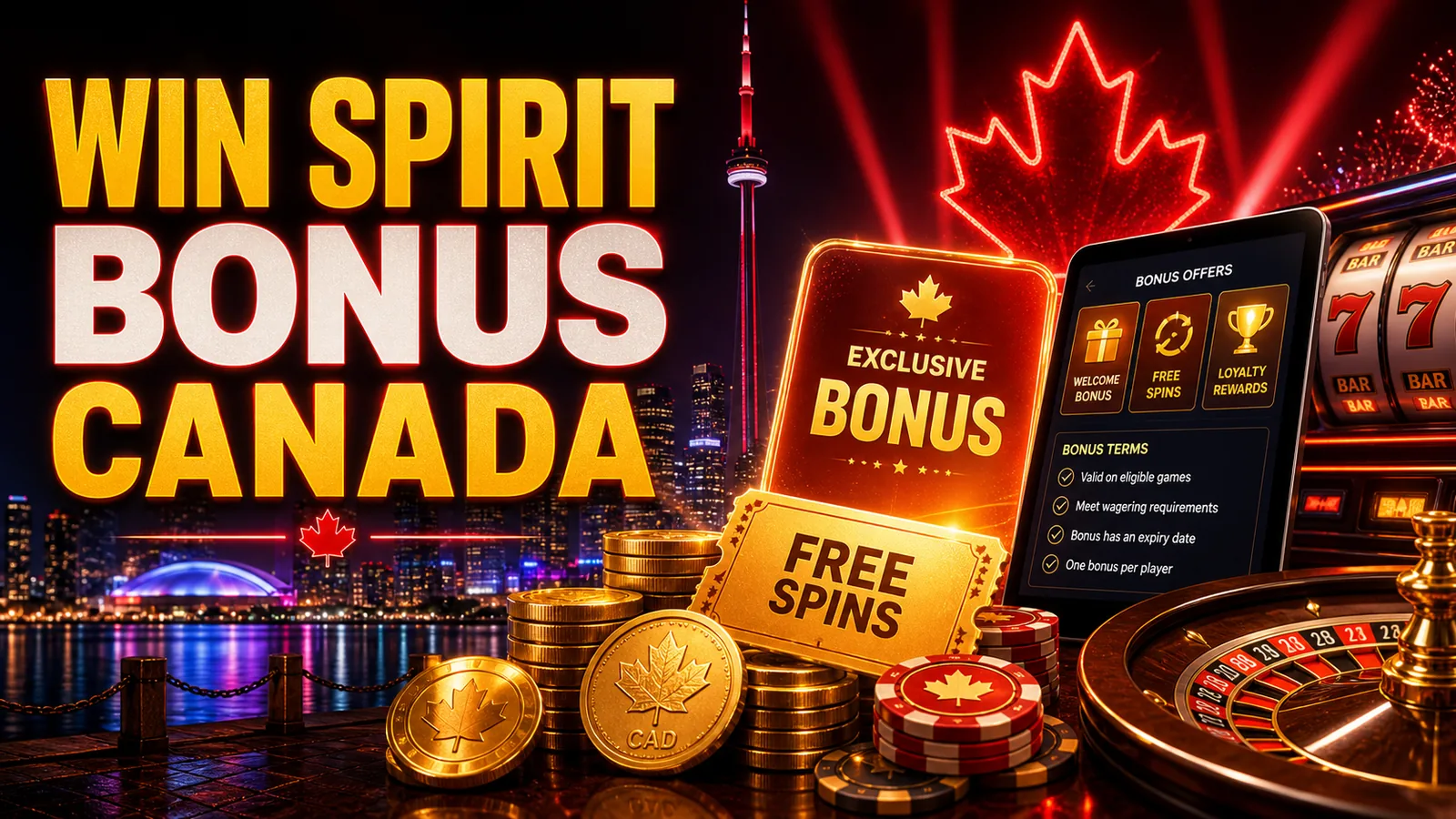 Win Spirit Casino Bonus Canada Canada content banner