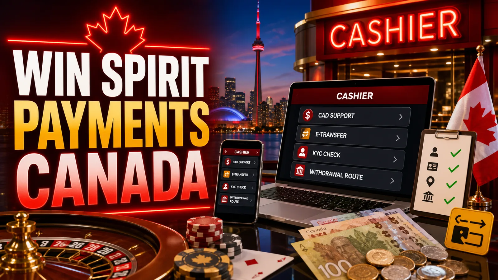 Win Spirit Casino Payments Canada Canada content banner